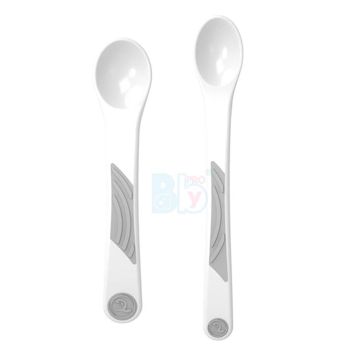 قاشق دو عددی  تویست شیک رنگ سفید  Twistshake